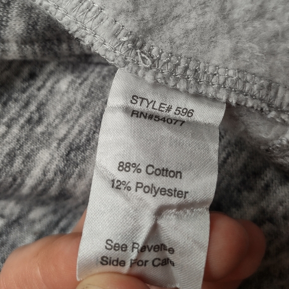 Cabi Heathered Gray Asymmetrical Jacket ,Size Small - Picture 9 of 11